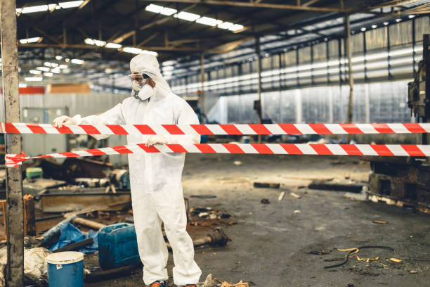 Professional Infectious Disease Decontamination technician working in Pottersville, NJ